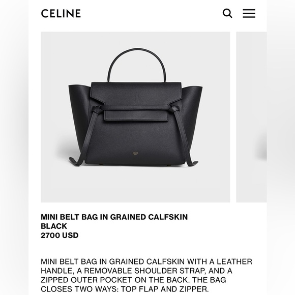 Celine Belt Bag (big size) - Picture 15 of 16